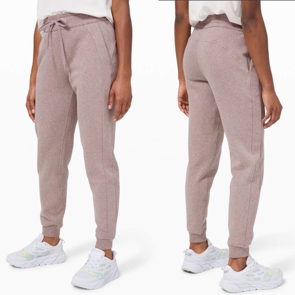 Lululemon Scuba Jogger Sz 4 Heathered Violet Verbena Casual Comfy Travel